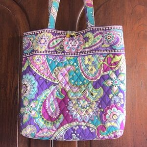 Vera Bradley purple paisley purse or tote